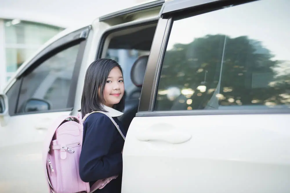 school pickup and drop off