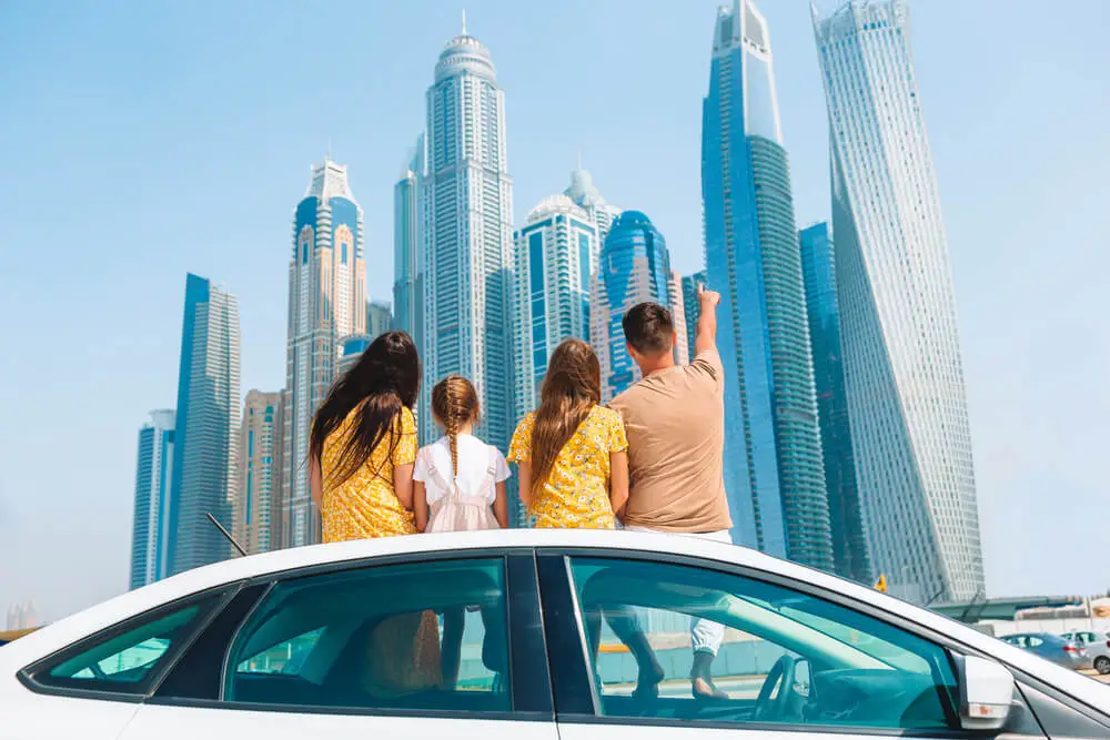 Family car rental Dubai